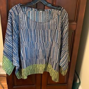 Dressori 100% silk sheer top